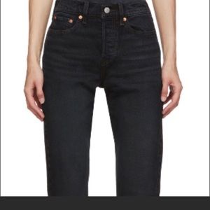 Levi’s wedgie fit black jeans